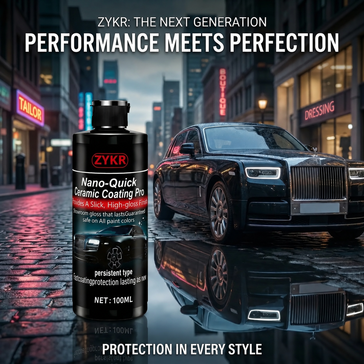 ZYKR Nano Ceramic Coating Pro – 100ml