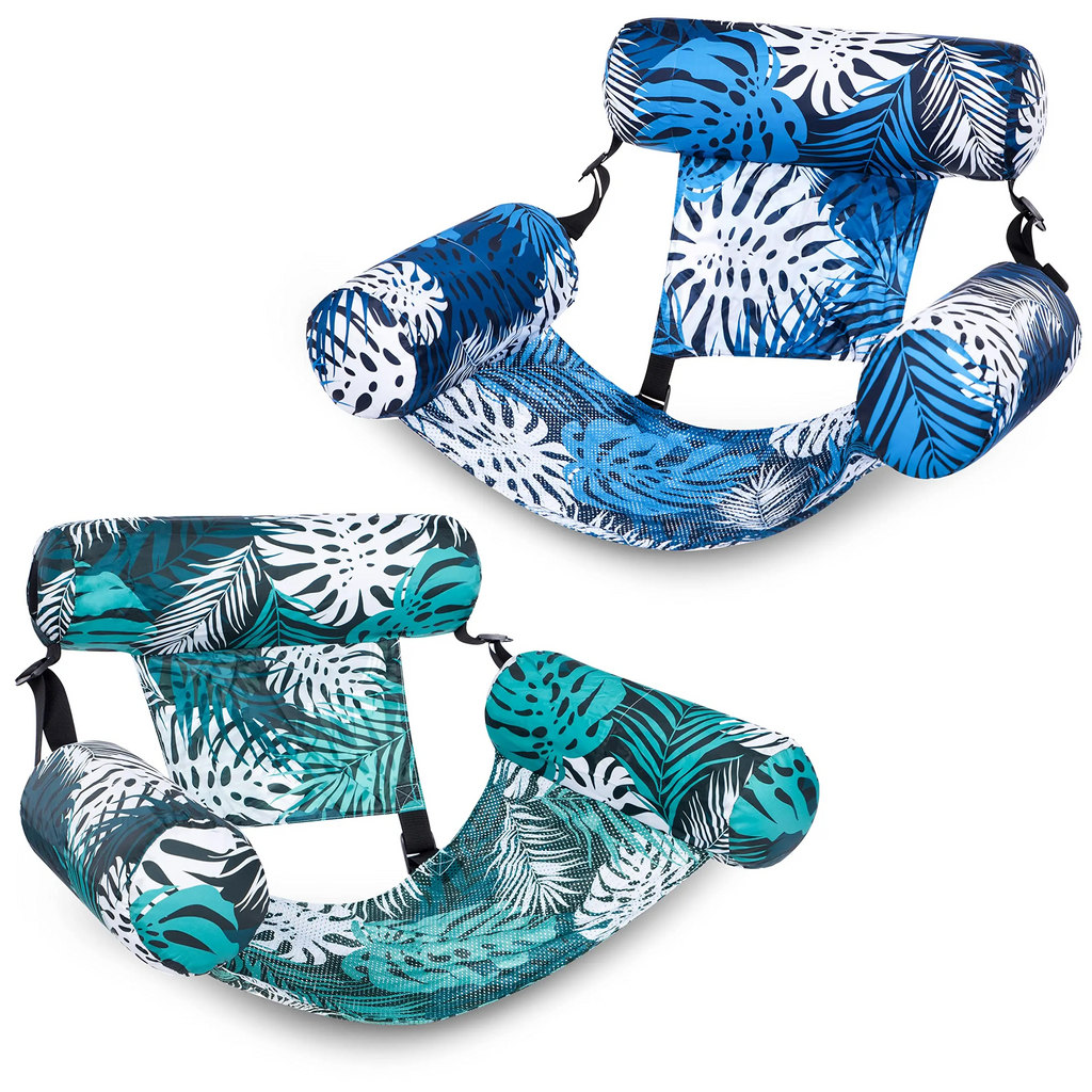 Inflatable Pool Floats Adult, 2 Packs / 1 Pack Floating Lounge Chairs