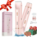 Trimmer for Women, Electric Shaver and Razor Rechargeable 2-in-1 Body and Facial Epilator
