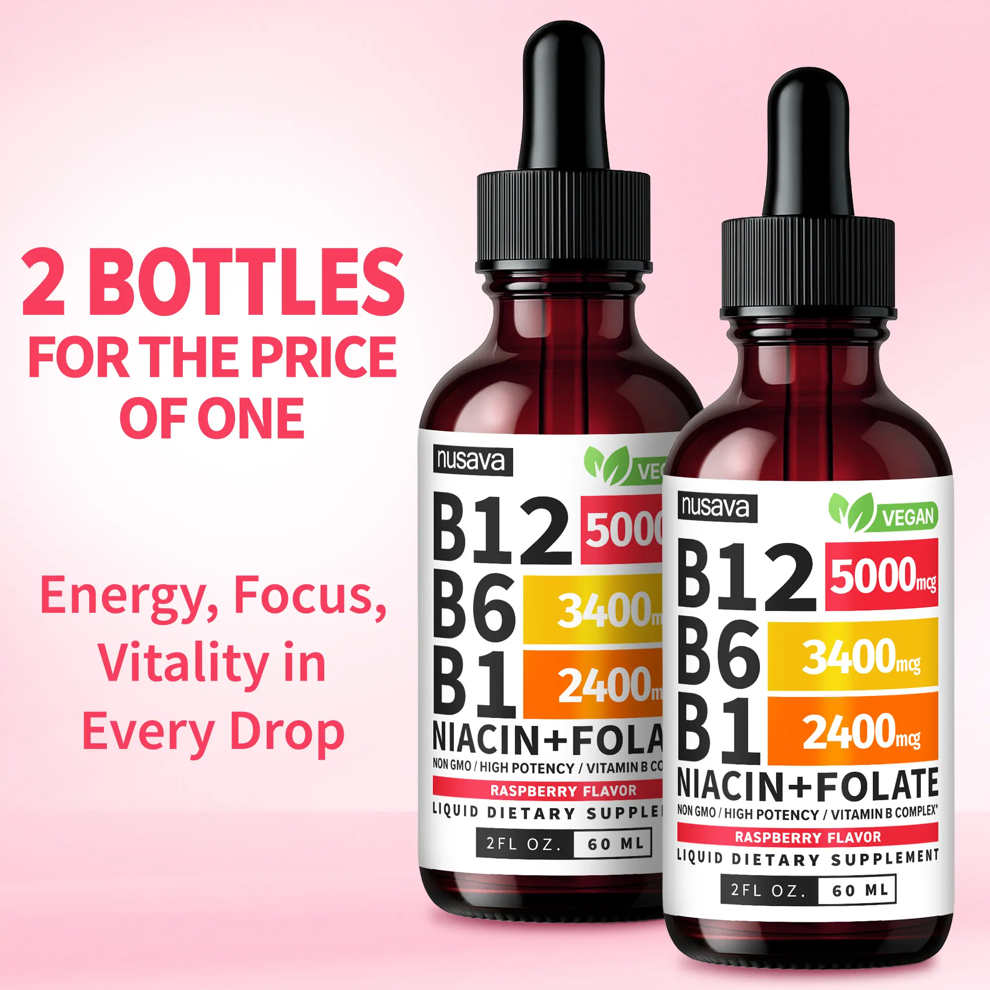 Vitamin B12 Liquid Supplement Drops