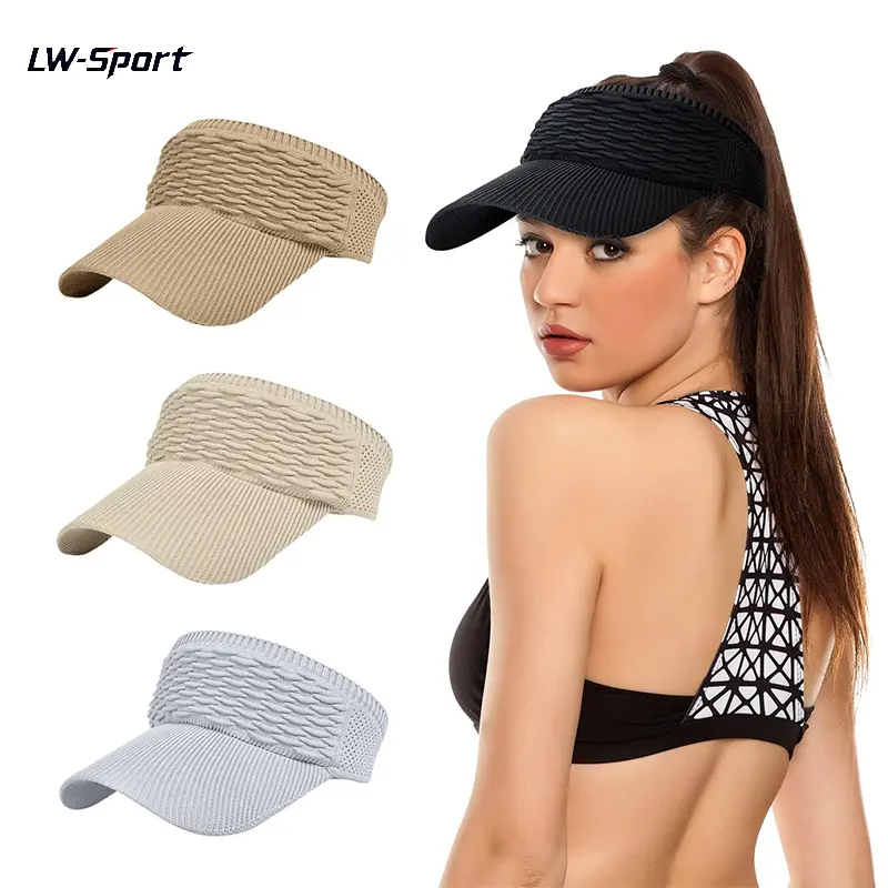 Women's High-Ponytail Sun Hat – UV Protection, Breathable Open-Top Design | Pack of 2