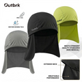 2-Pack UV Protection Skull Cap with Neck Shield | Quick-Dry Breathable Sun Hat