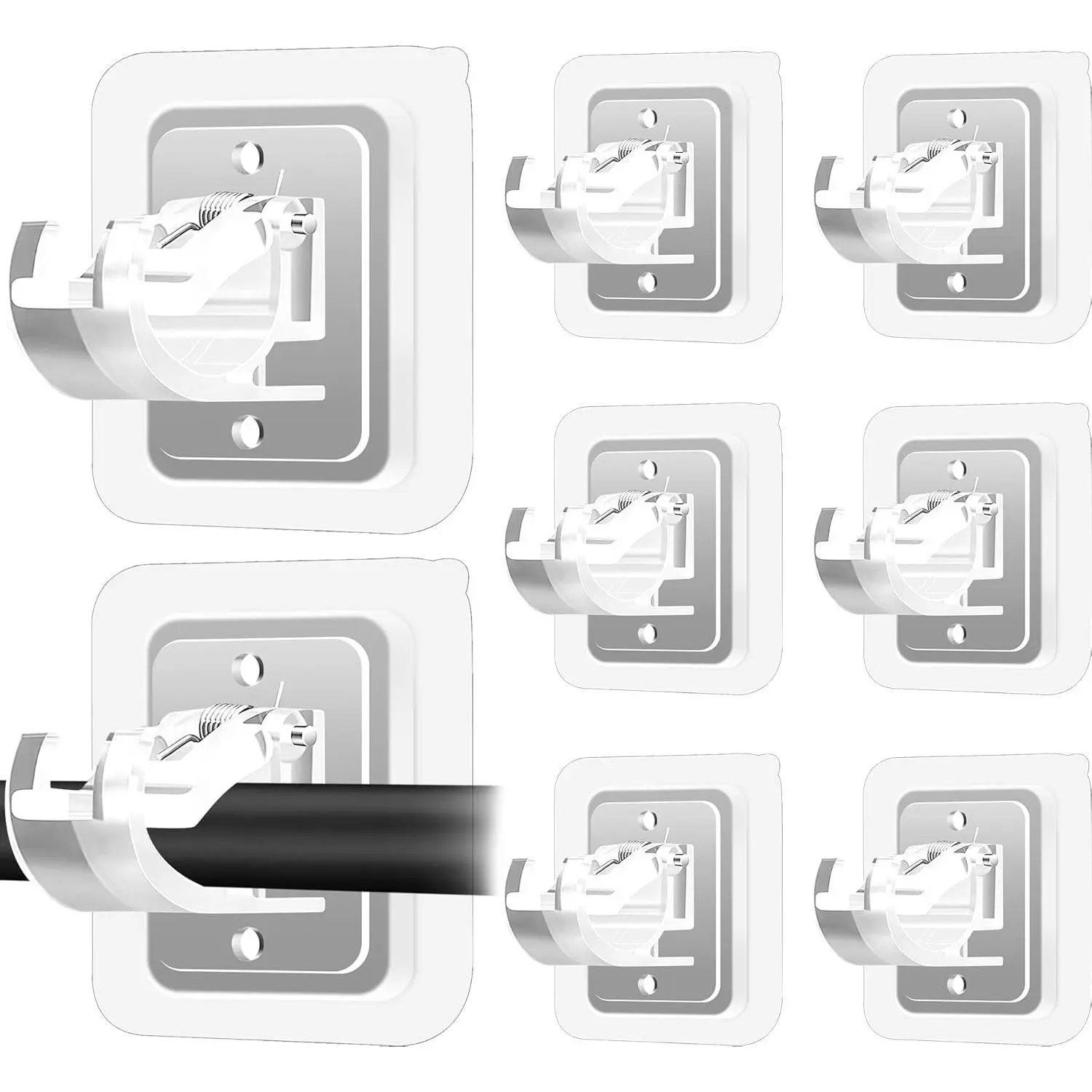No Drill Curtain Rod Brackets – Self-Adhesive, Adjustable