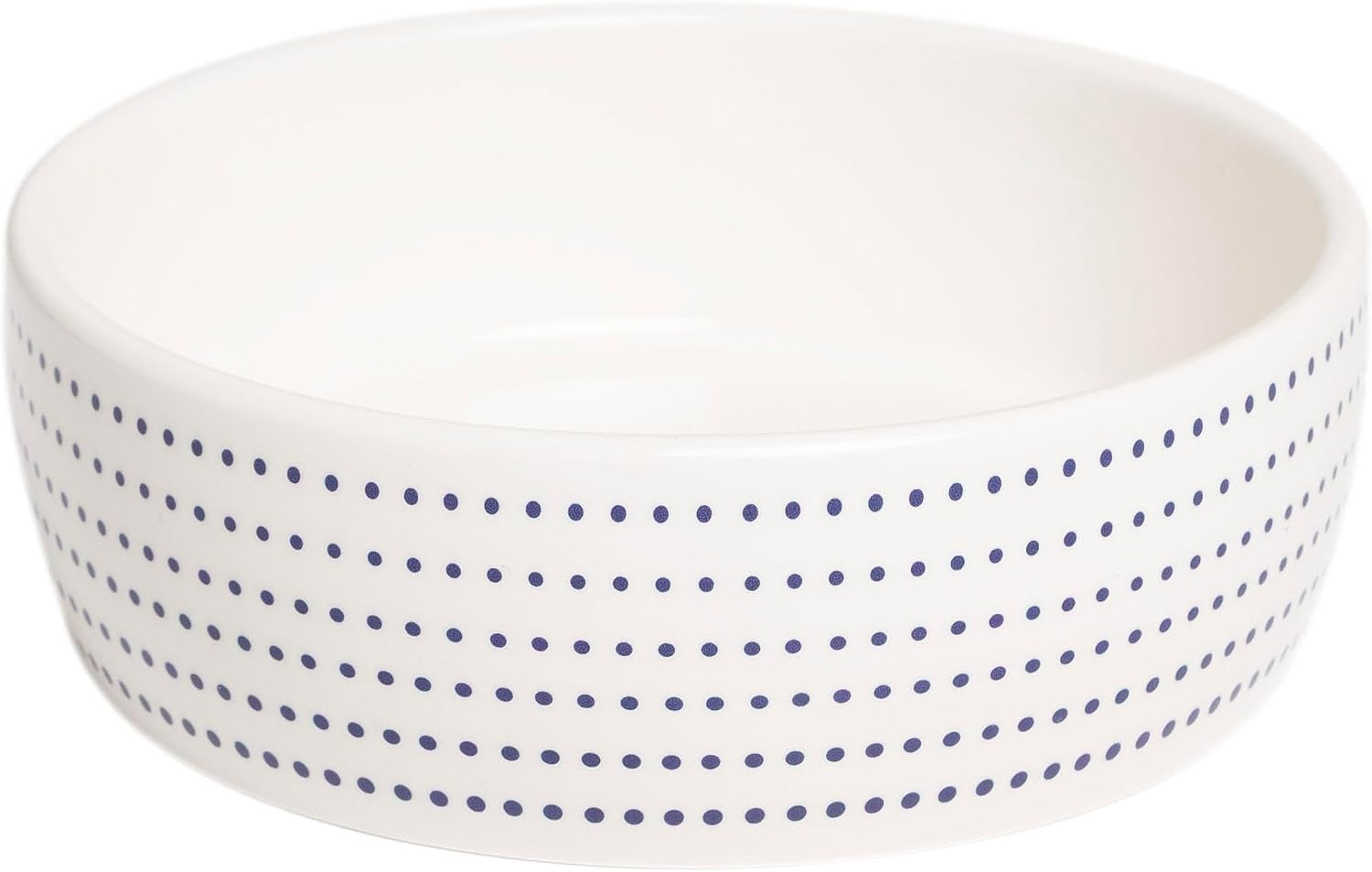 Ceramic Cat Bowl for Food and Water, Whisker Fatigue Shallow Wide Cat Food Bowl
