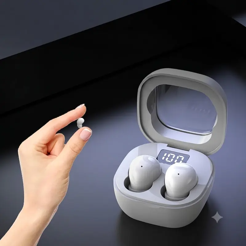 Ultra-Small Bluetooth Sleep Earbuds, 25-Hour Battery