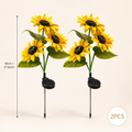 Solar Sunflower Garden Stake Lights – 2026 Upgraded