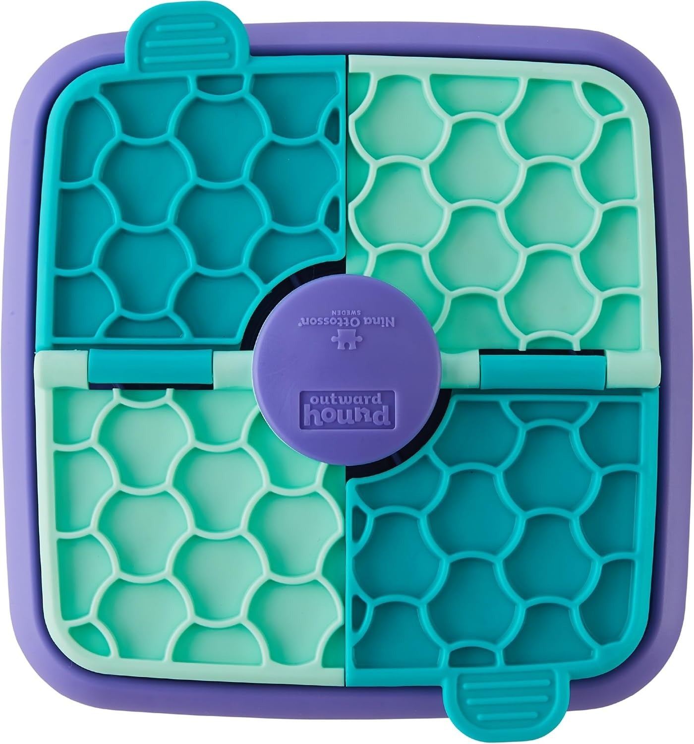 3-in-1 Interactive Dog Puzzle Toy, Lick Mat & Slow Feeder – Calming Enrichment Feeder for Dogs, Dishwasher Safe