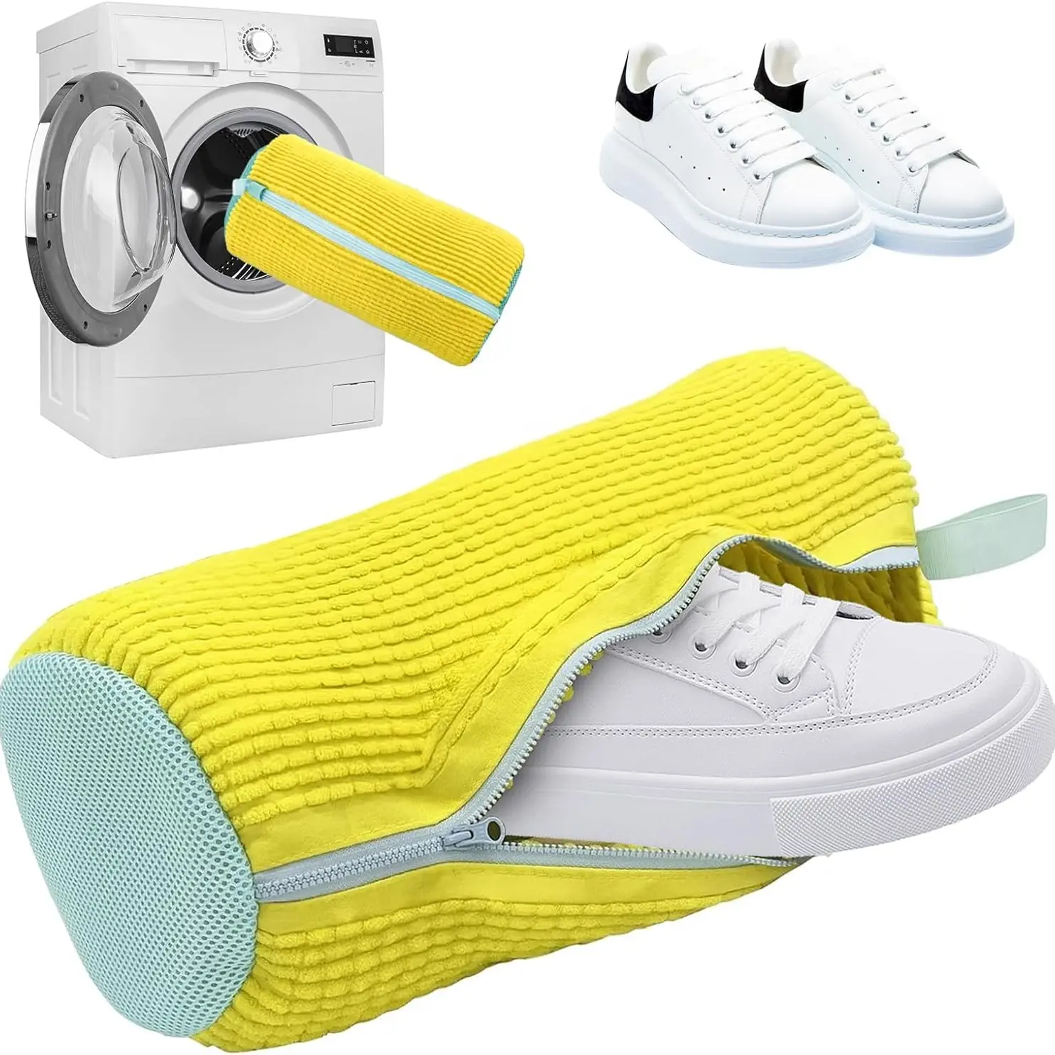 Mesh Shoe Washing Bag – Machine-Safe Laundry Protector Bag