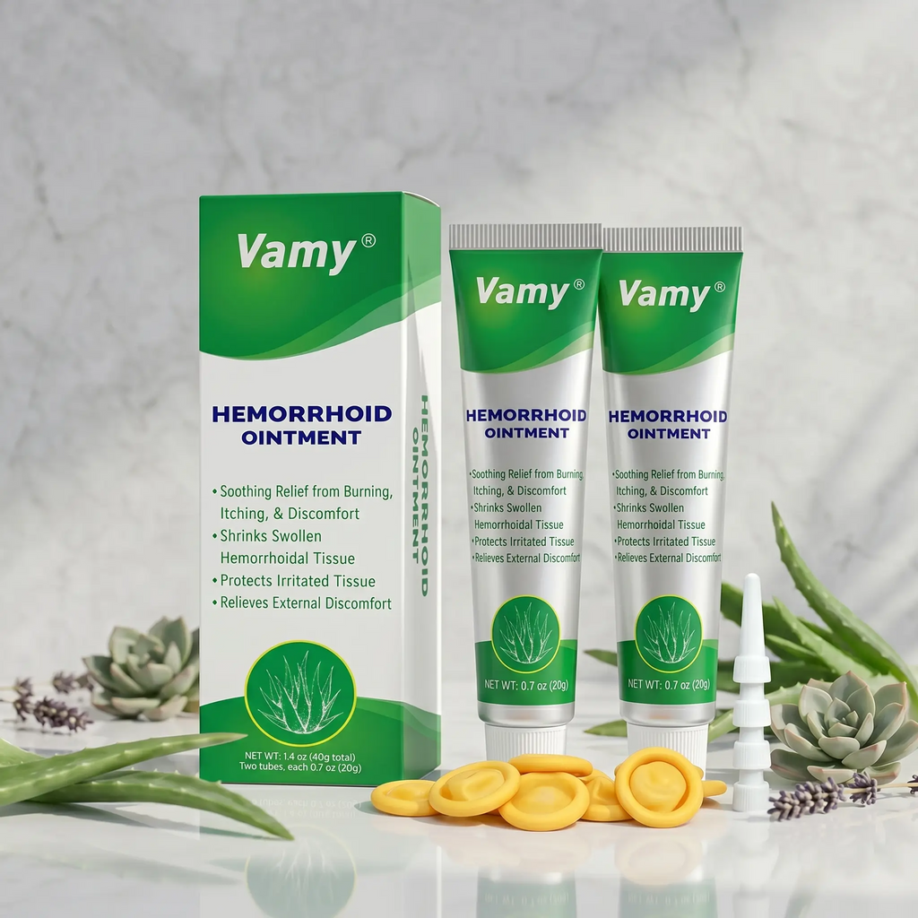 Organic Hemorrhoid Cream-Gel – Aloe Vera Soothing Relief for Pain, Itch & Swelling