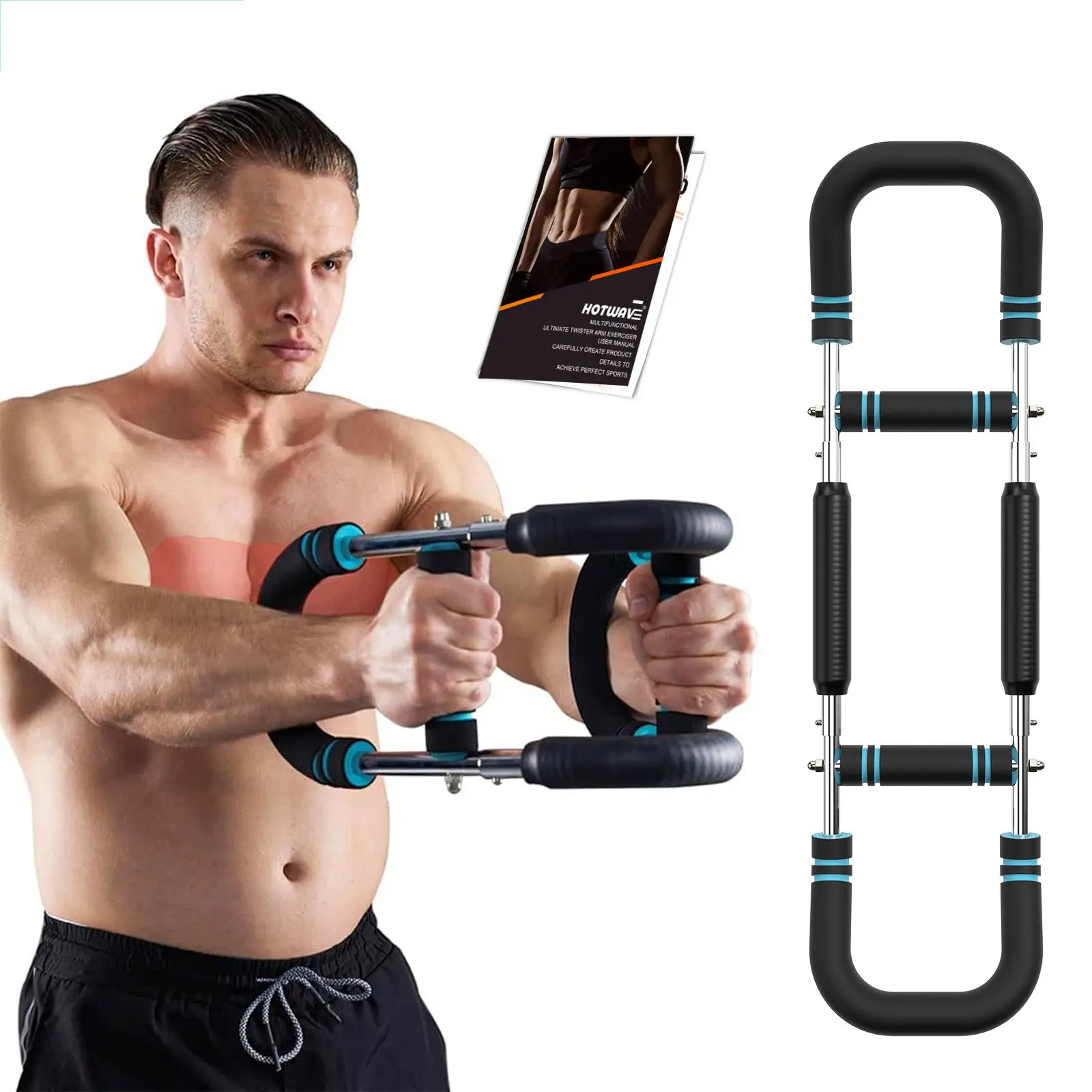 Twister Arm Trainer – Adjustable Spring Resistance for Chest, Arms & Shoulders