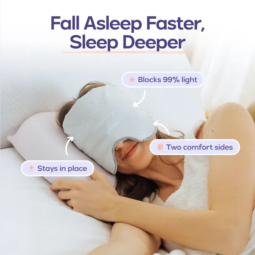Weighted Eye Mask | Strapless 360° Sleep Mask with Deep Pressure Stimulation for Better Sleep