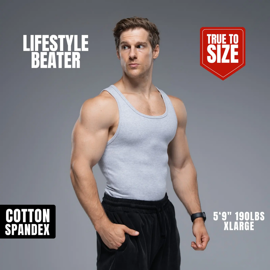EKKO Lifestyle Beater – Soft Lightweight Tank Top | True to Size, Multi-Pack Bundles