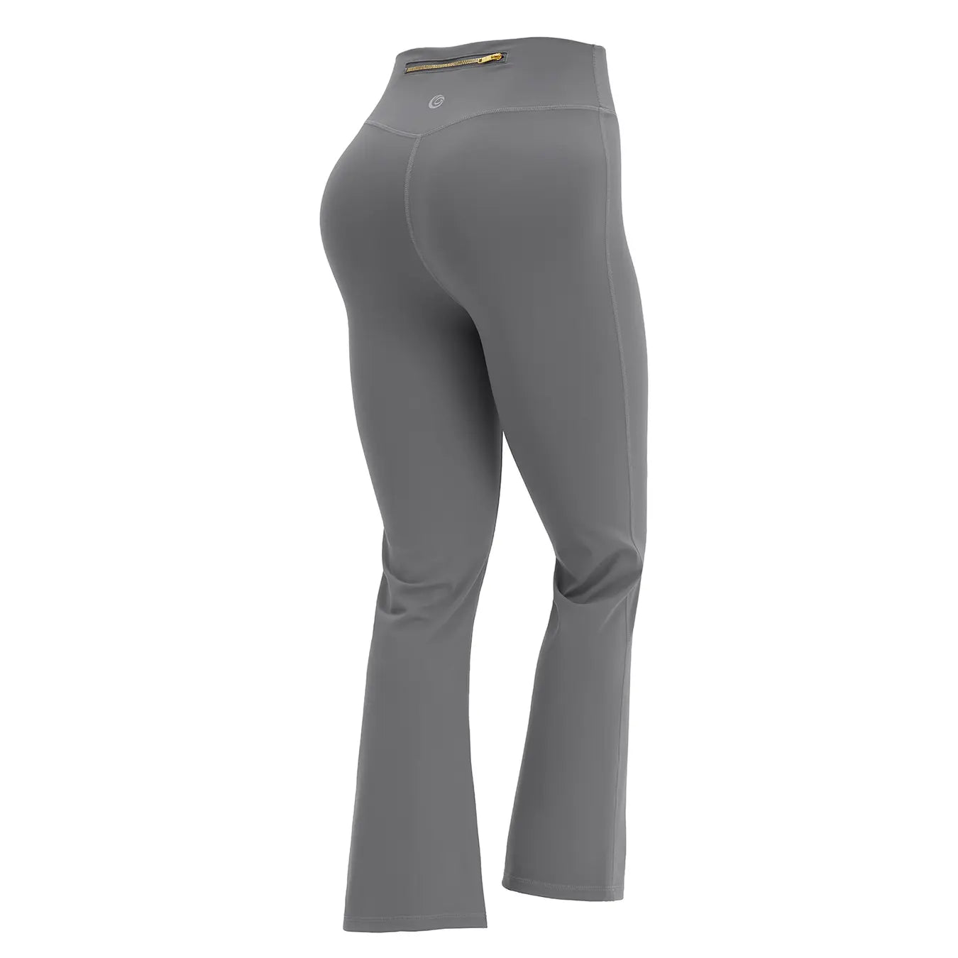 Women's Sporty Tracksuit Set – Gold Zipper Jacket & Yoga Leggings | Soft Brushed Casual Activewear