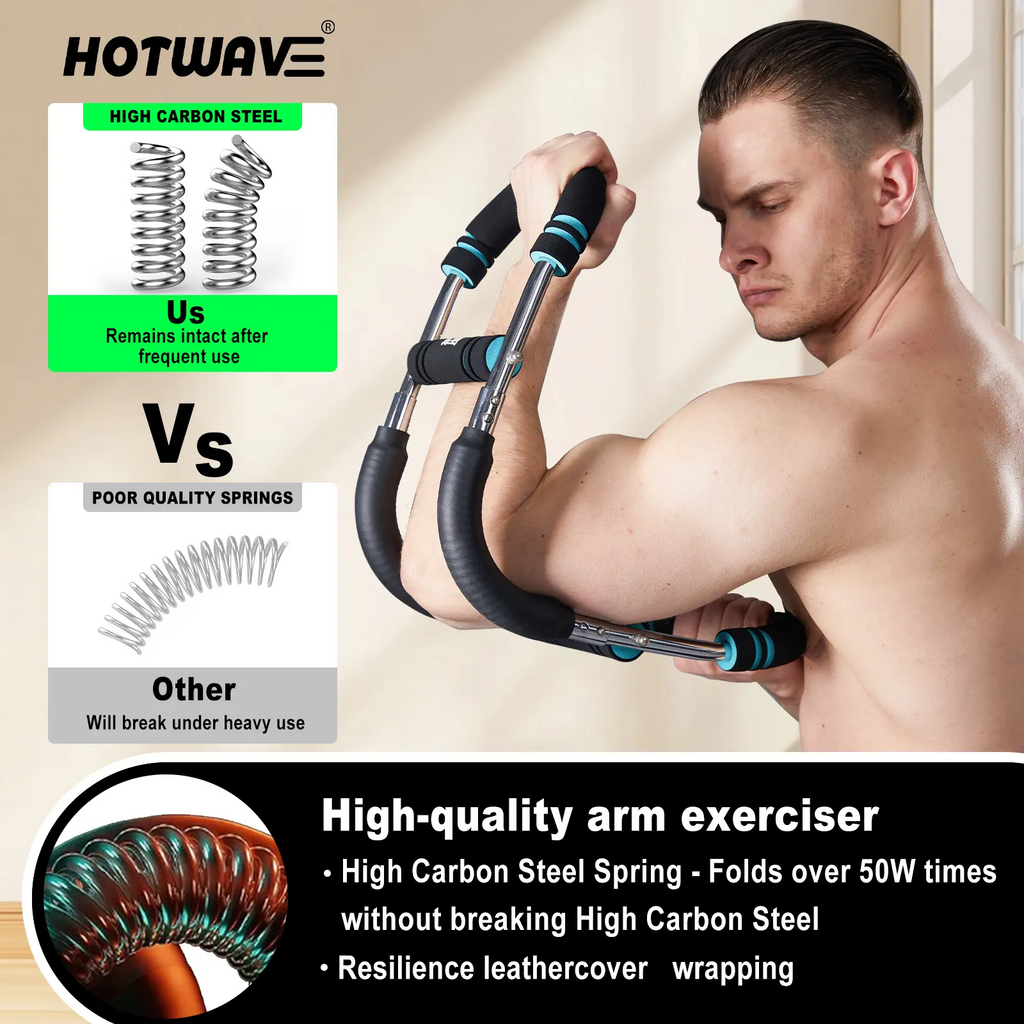 Twister Arm Trainer – Adjustable Spring Resistance for Chest, Arms & Shoulders