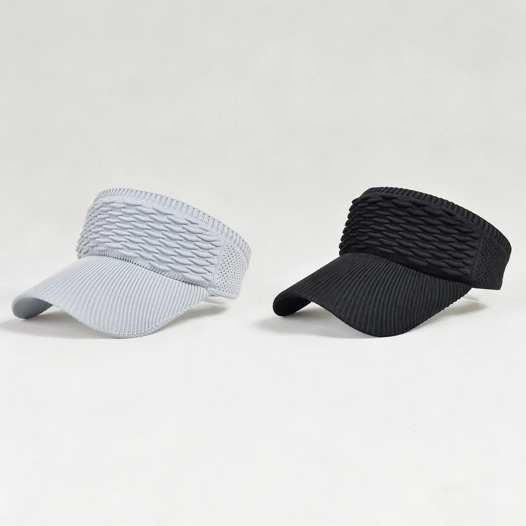 Women's High-Ponytail Sun Hat – UV Protection, Breathable Open-Top Design | Pack of 2