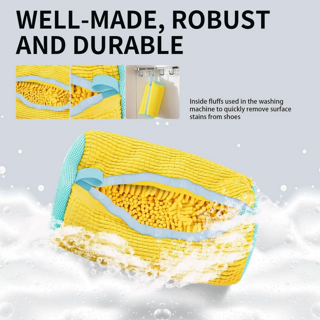 Mesh Shoe Washing Bag – Machine-Safe Laundry Protector Bag