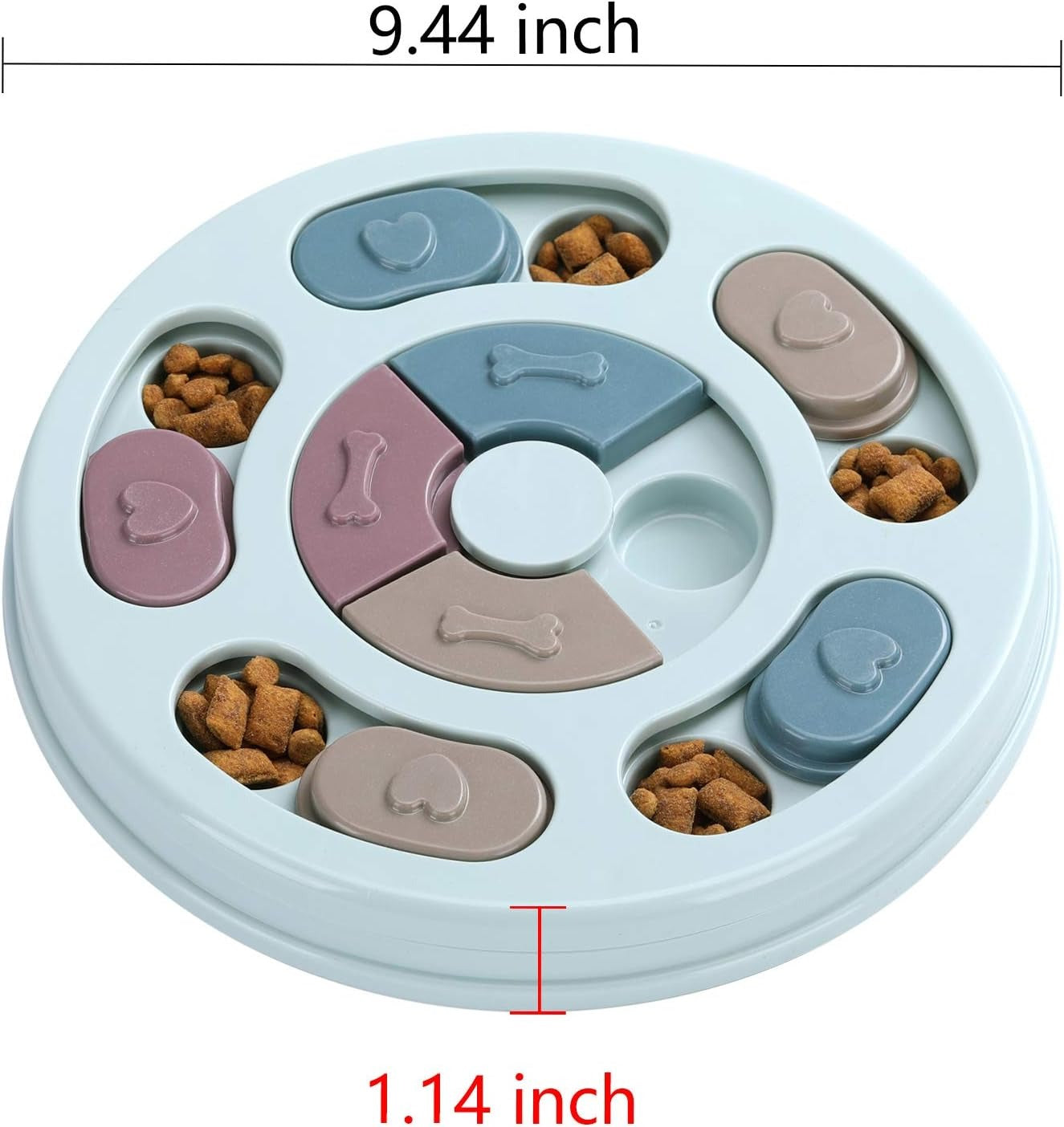 Dog Puzzle Toys,Dogs Food Puzzle Feeder Toys for IQ Training & Mental Enrichment