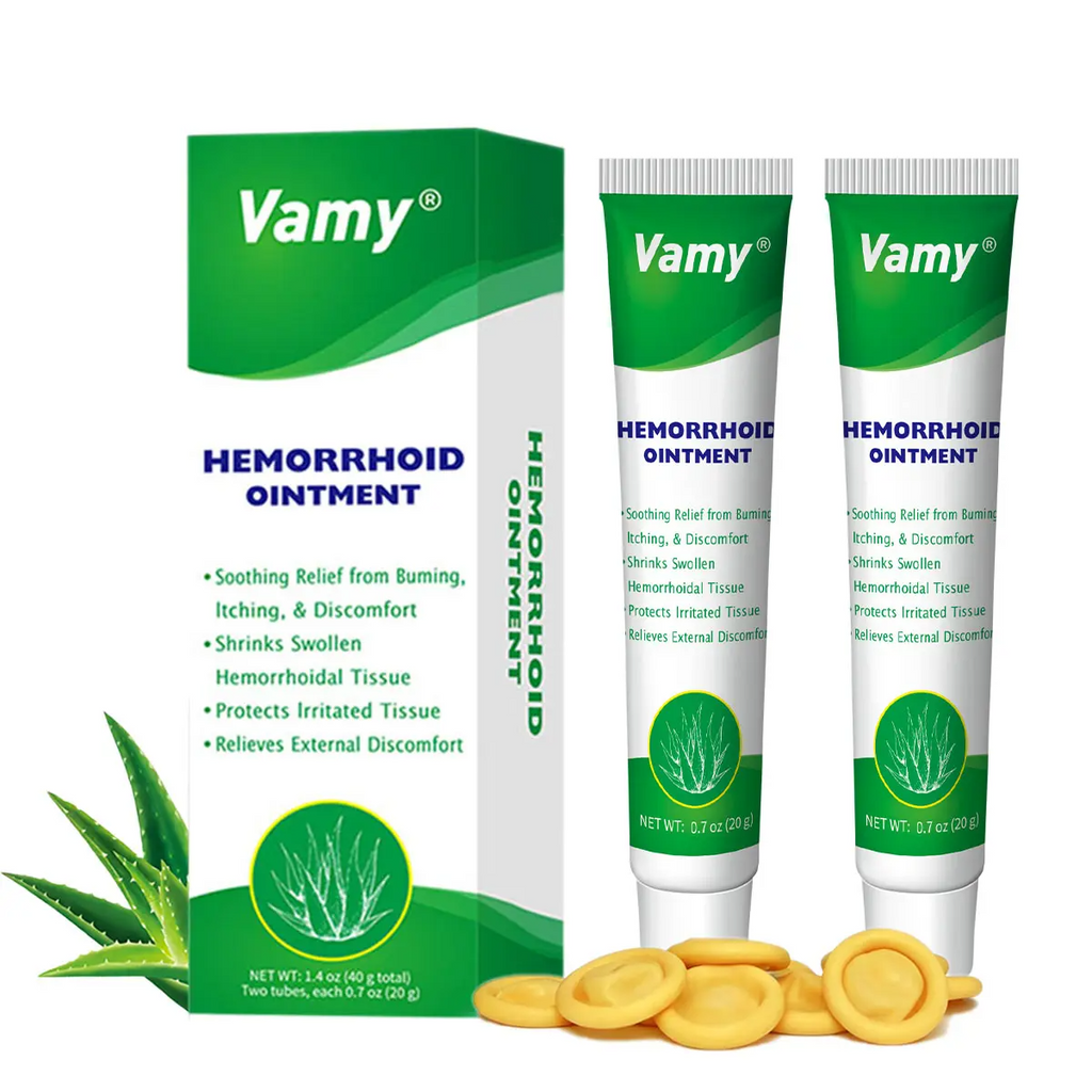 Organic Hemorrhoid Cream-Gel – Aloe Vera Soothing Relief for Pain, Itch & Swelling