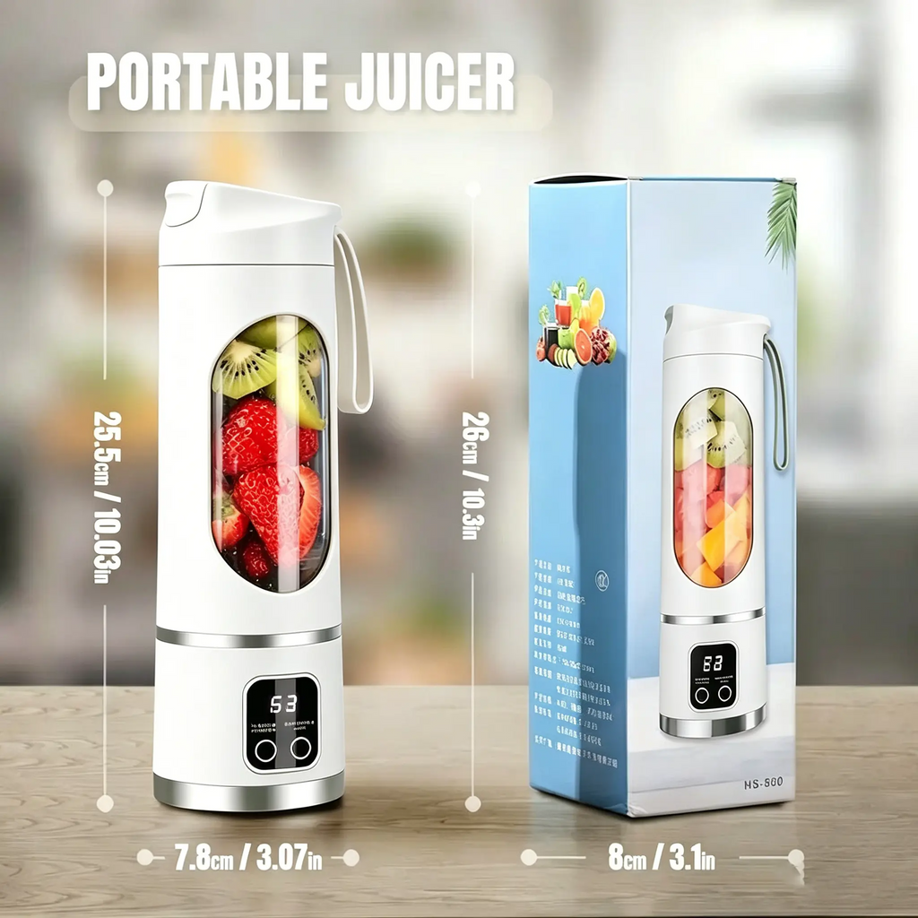 Portable 15.22 Oz USB Rechargeable Personal Blender