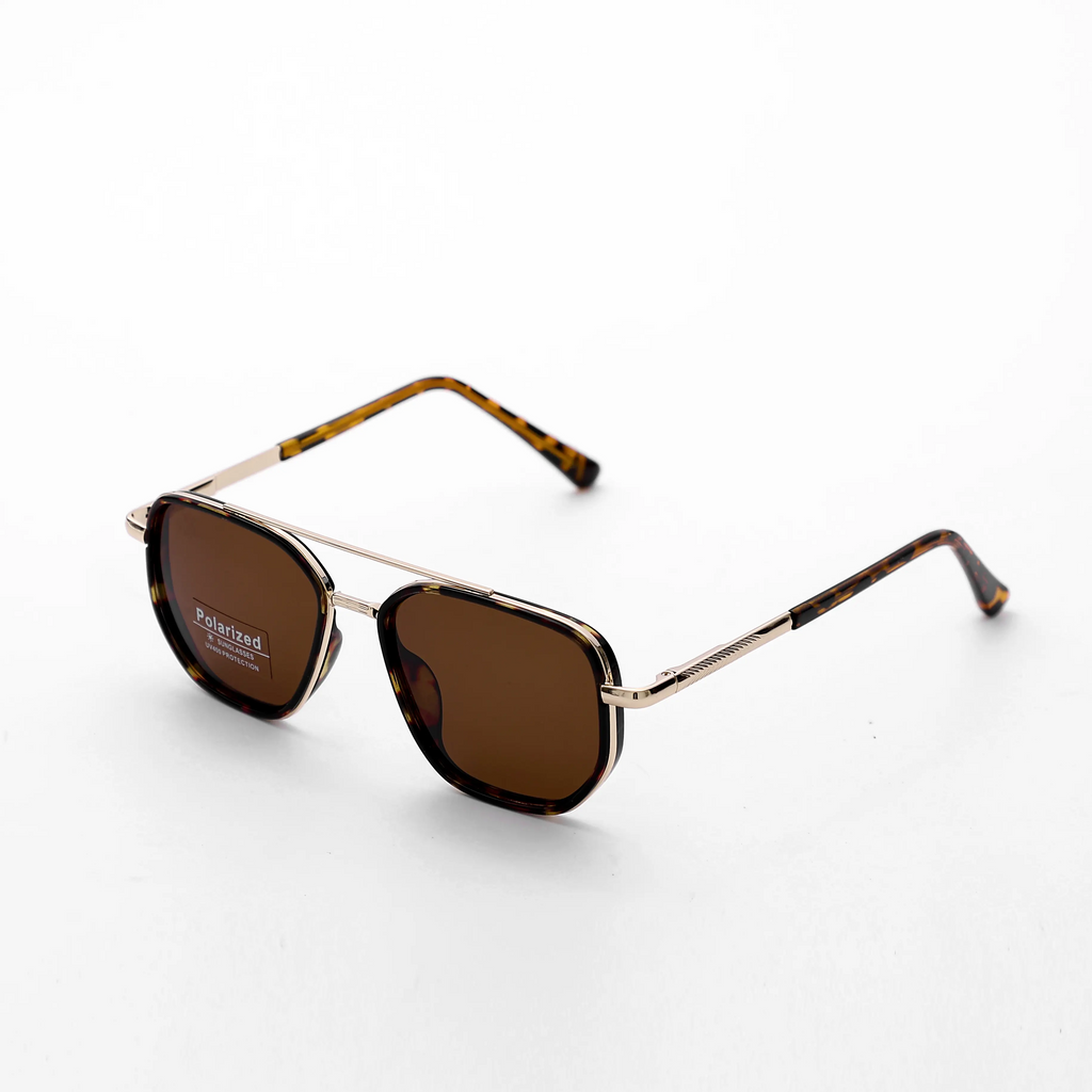 Fashion Geometric Double-Beam Sunglasses