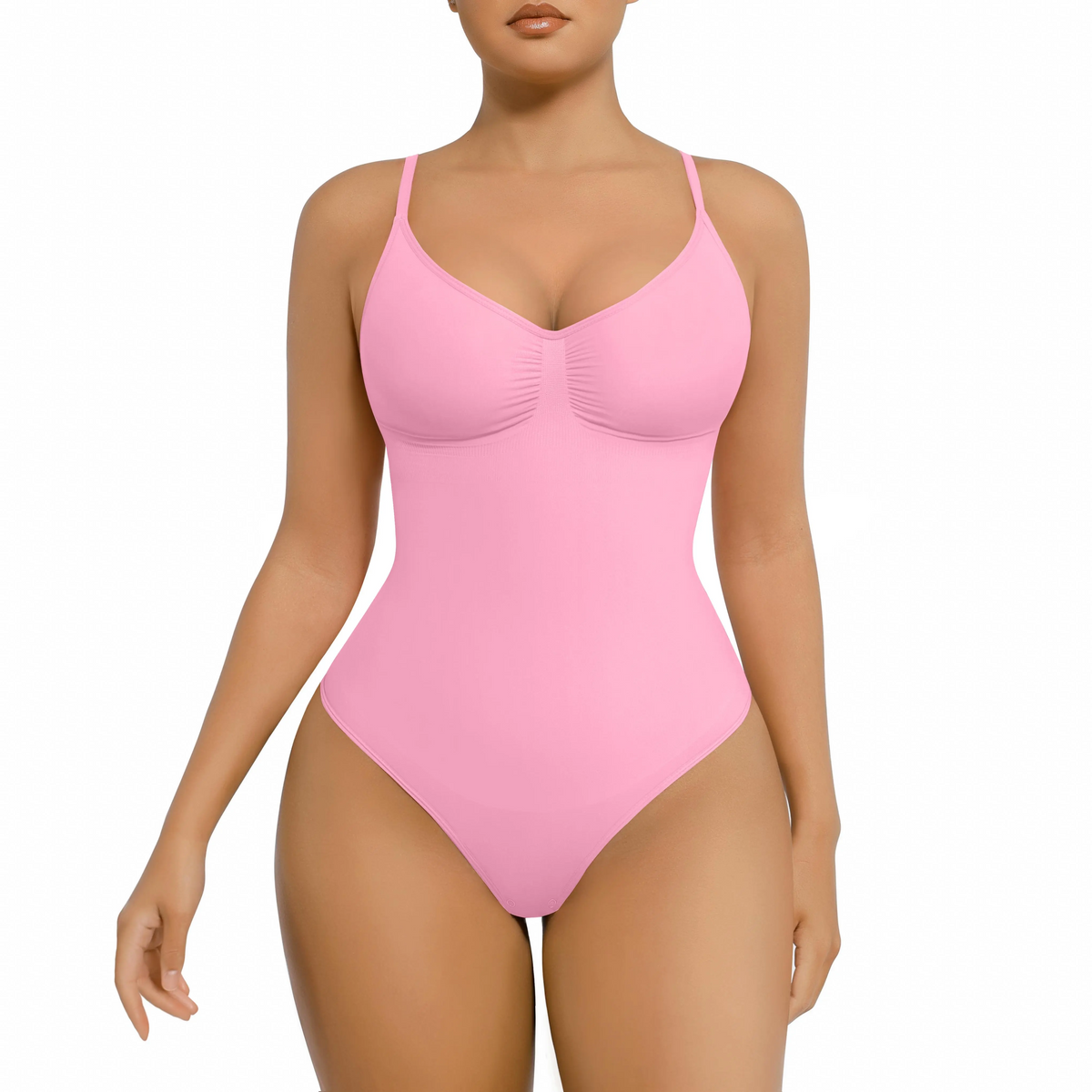 FeelinGirl Seamless Thong Bodysuit Shapewear | Tummy Control & Slimming Bodysuit for Women