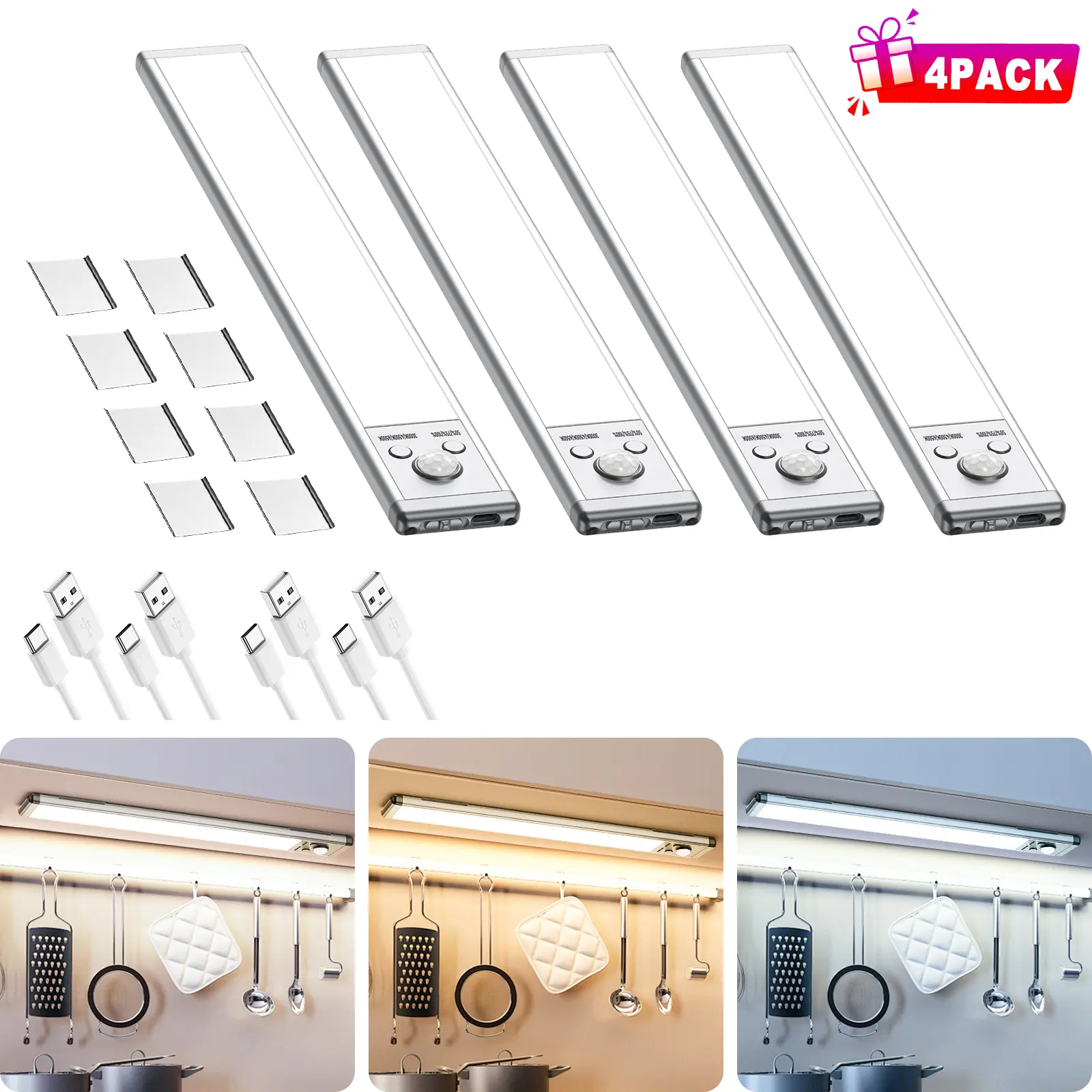 Under Cabinet Lights,Motion Sensor Night Light Indoor