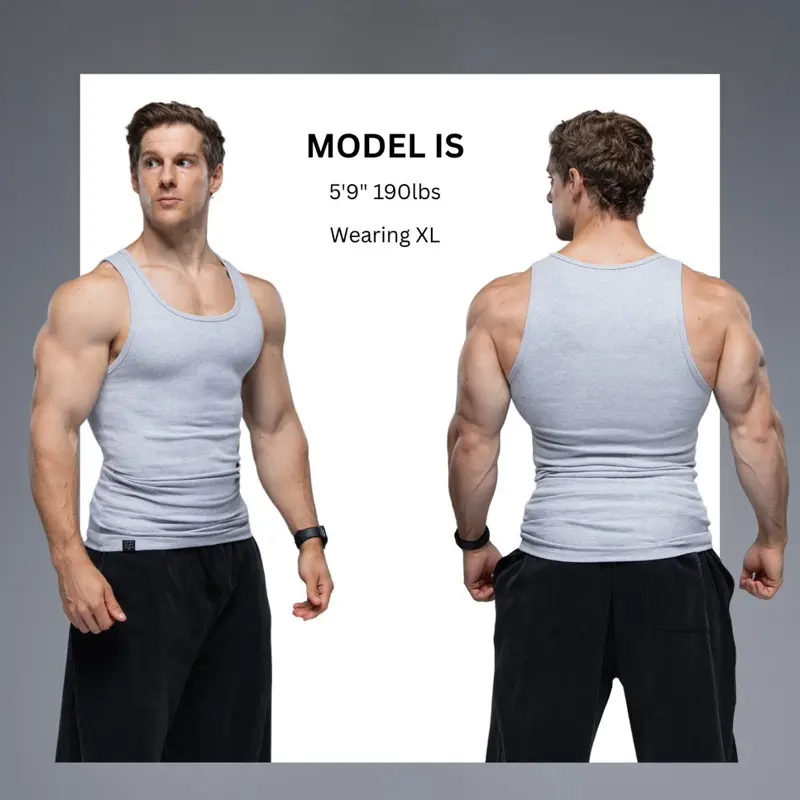 EKKO Lifestyle Beater – Soft Lightweight Tank Top | True to Size, Multi-Pack Bundles