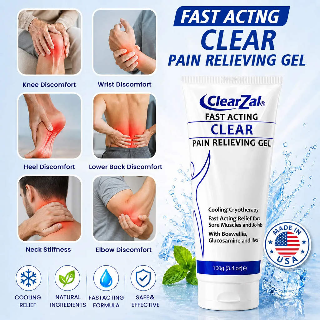 Soothing Cooling Gel – Menthol & Frankincense Formula for Muscle Tension