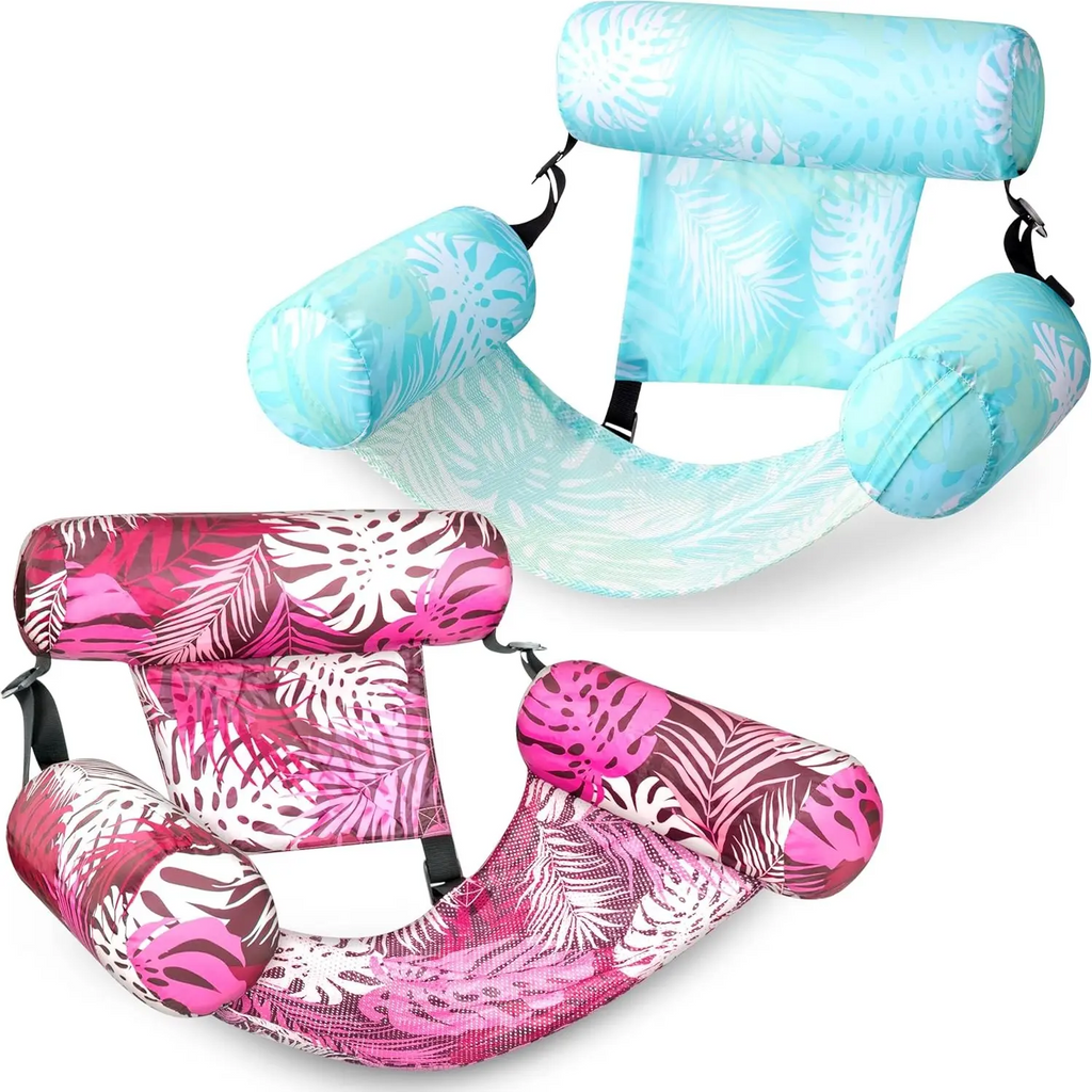 Inflatable Pool Floats Adult, 2 Packs / 1 Pack Floating Lounge Chairs