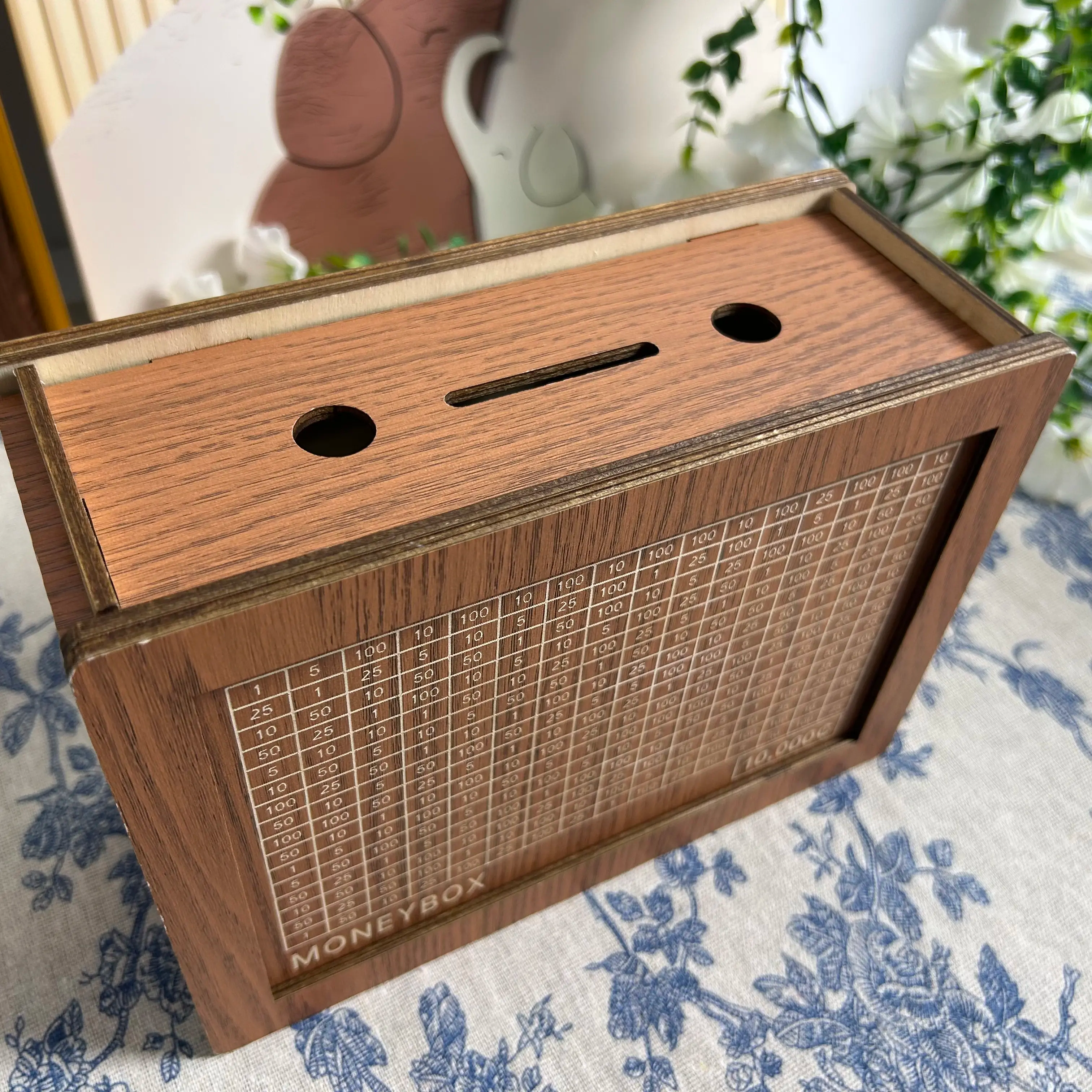Wooden Money storage jar Money Bank