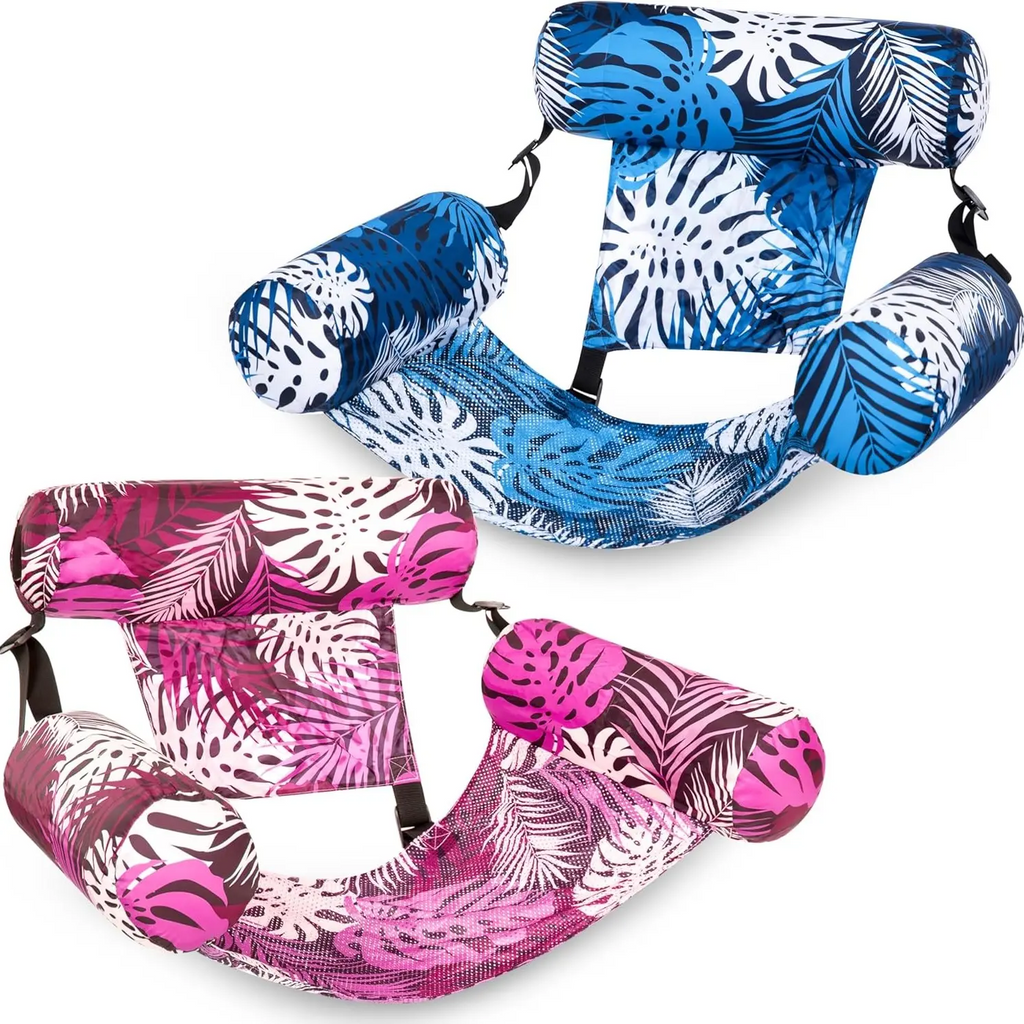 Inflatable Pool Floats Adult, 2 Packs / 1 Pack Floating Lounge Chairs