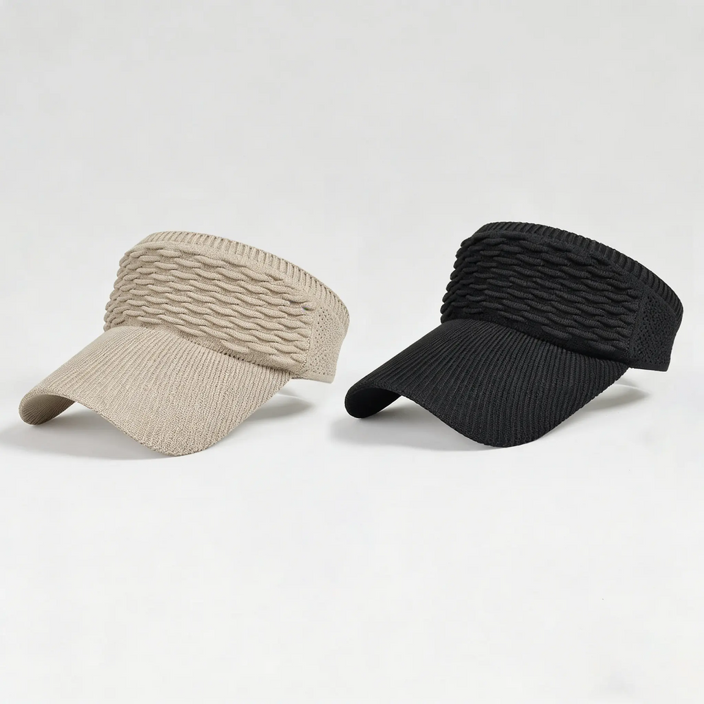 Women's High-Ponytail Sun Hat – UV Protection, Breathable Open-Top Design | Pack of 2