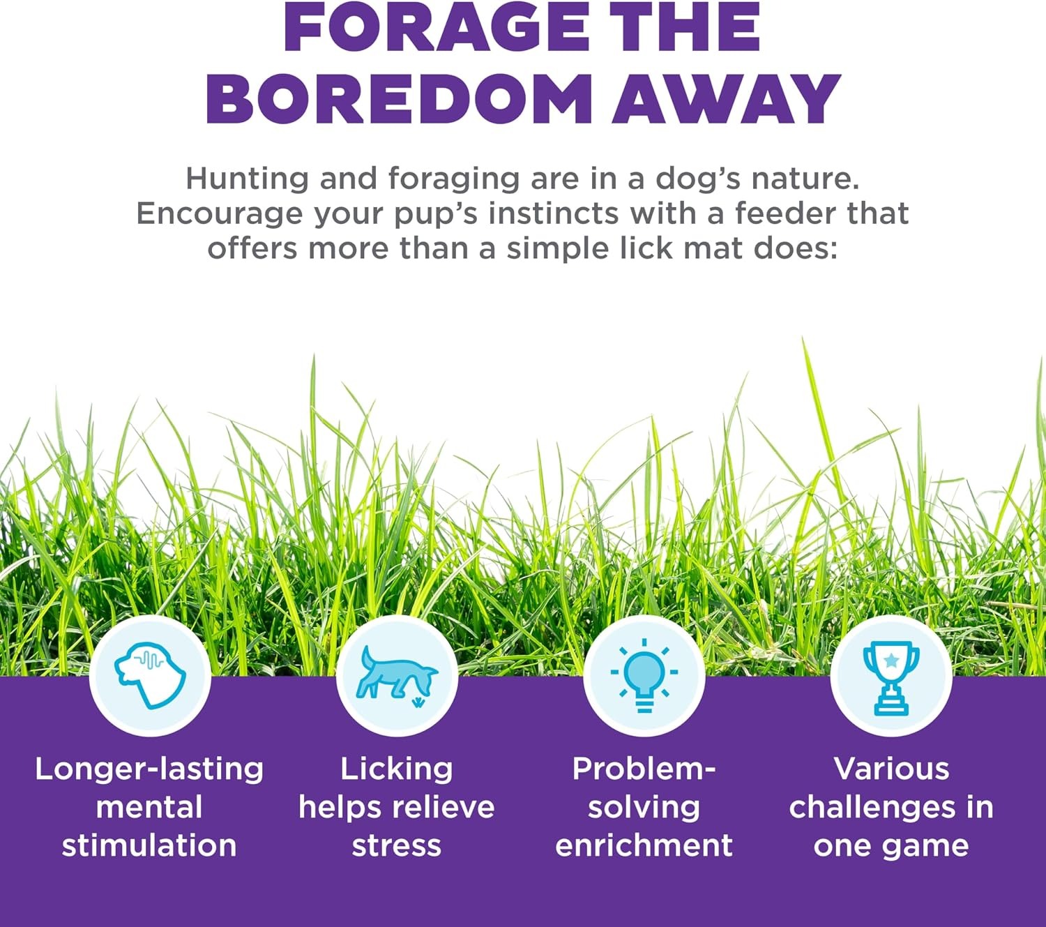 3-in-1 Interactive Dog Puzzle Toy, Lick Mat & Slow Feeder – Calming Enrichment Feeder for Dogs, Dishwasher Safe