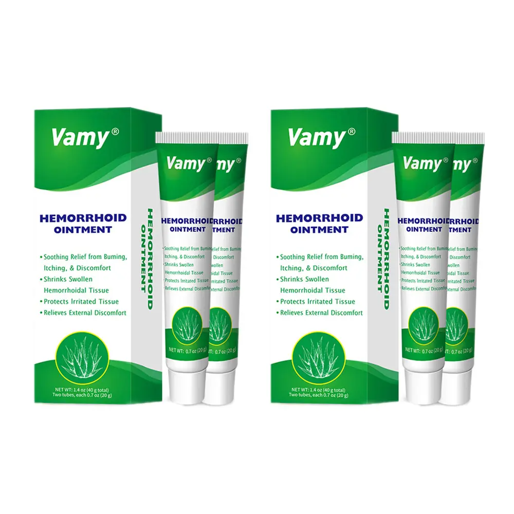 Organic Hemorrhoid Cream-Gel – Aloe Vera Soothing Relief for Pain, Itch & Swelling