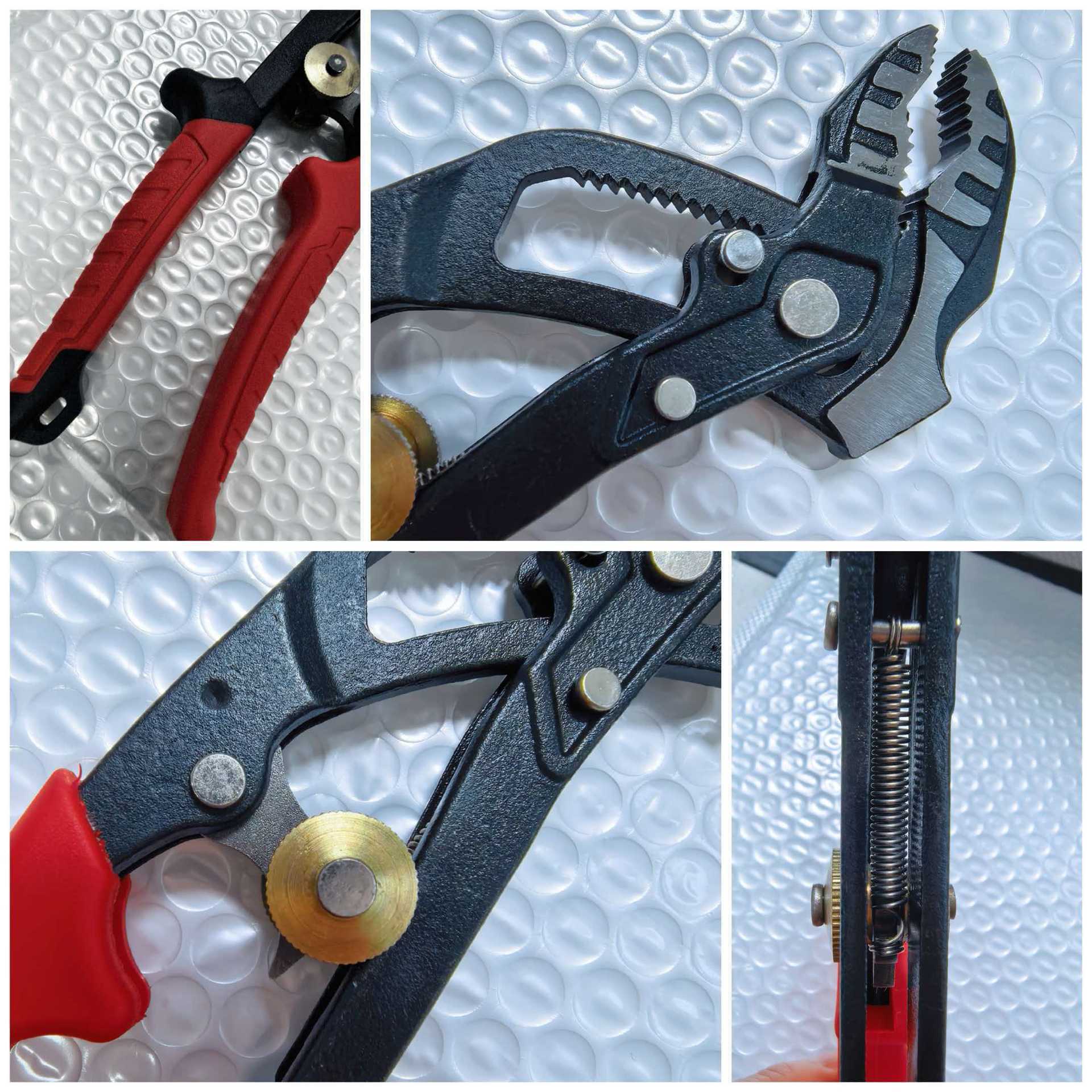 8-Inch Ratchet Pliers | 2mm-52mm Grip | Non-Slip Handle