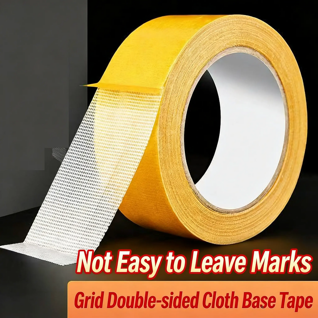 Heavy-Duty Double-Sided Duct Tape, Strong Adhesive