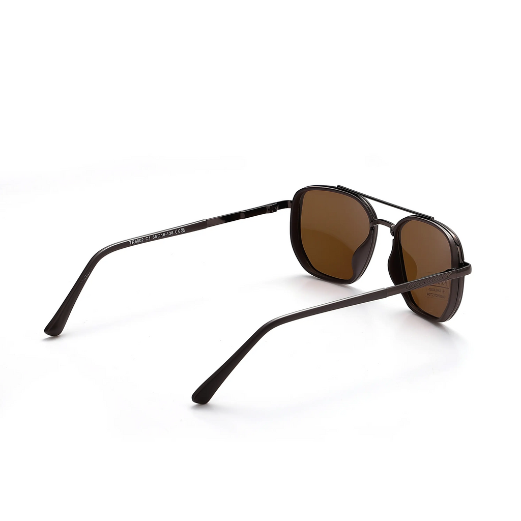 Fashion Geometric Double-Beam Sunglasses