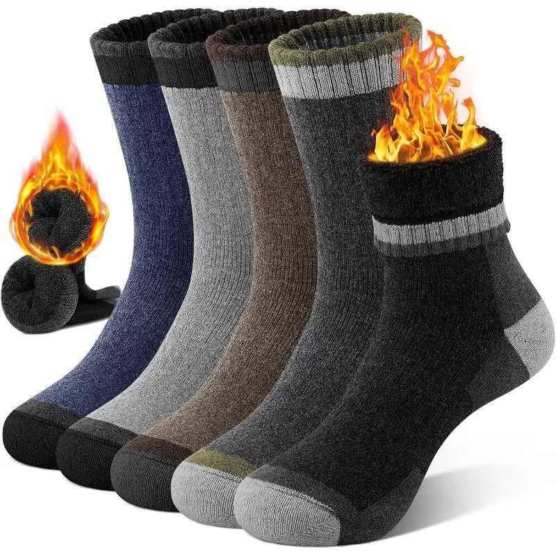 Cushioned Hiking Socks | Unisex Thick Thermal | 3, 5, 10 or 20 Pairs