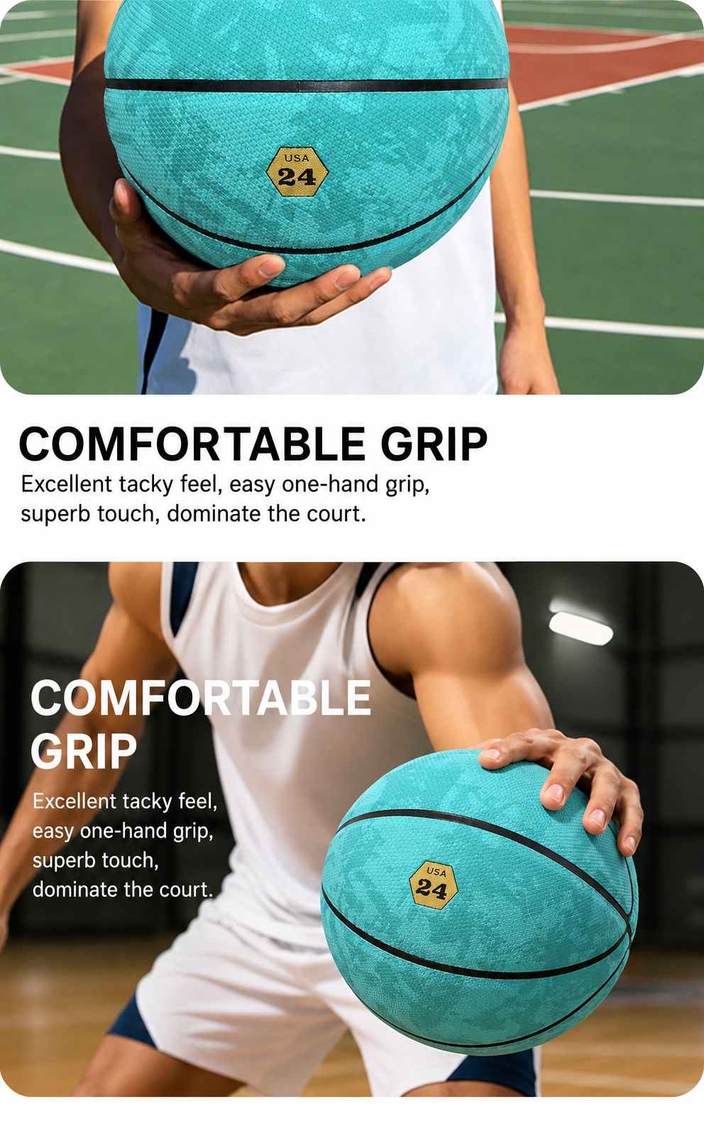 Sanhuan Basketball – Non-Slip, Wear-Resistant | Sizes 5, 6 & 7 | Indoor & Outdoor