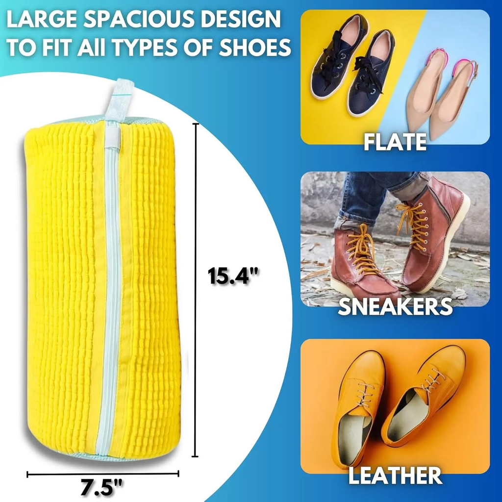 Mesh Shoe Washing Bag – Machine-Safe Laundry Protector Bag