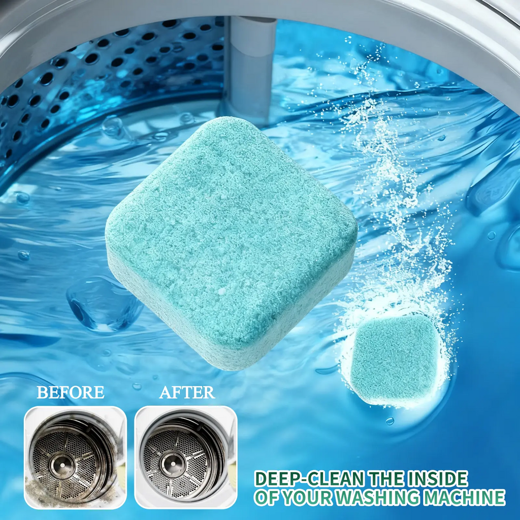 SOPAMI Washing Machine Cleaner Tablets | Eco-Friendly, Pet-Safe Deep Clean & Odor Eliminator