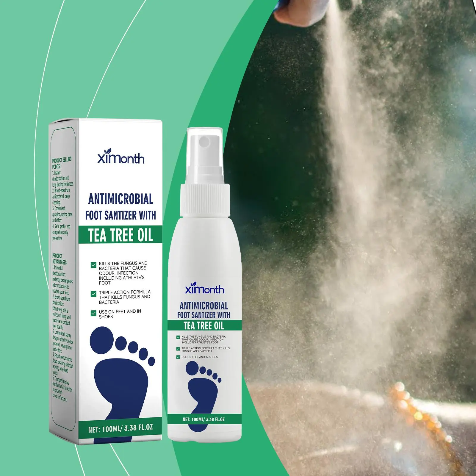 Foot Spray with Tea Tree Oil