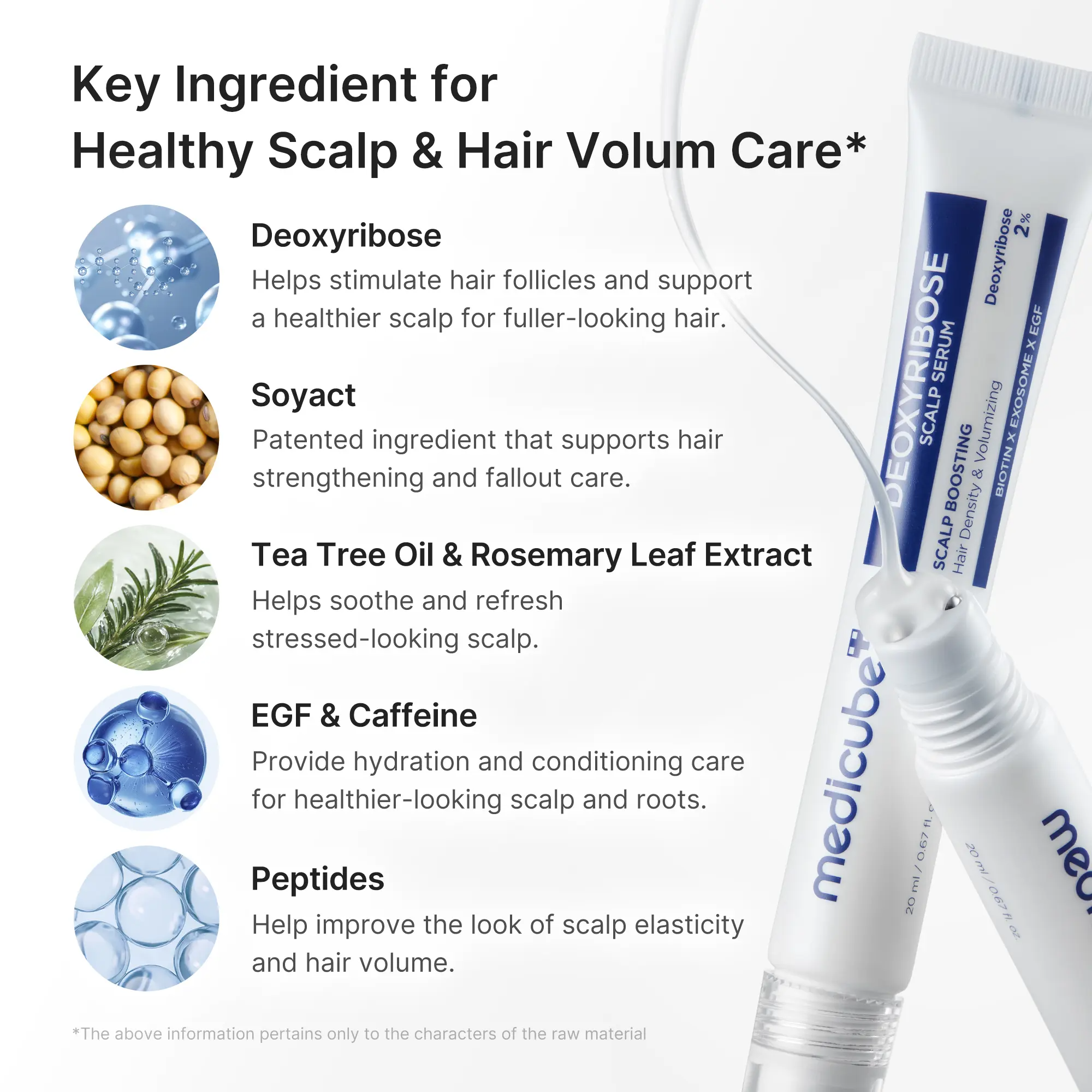 Deoxyribose Scalp Serum | Roll-On Hair Strengthening Serum for Fuller, Thicker-Looking Hair