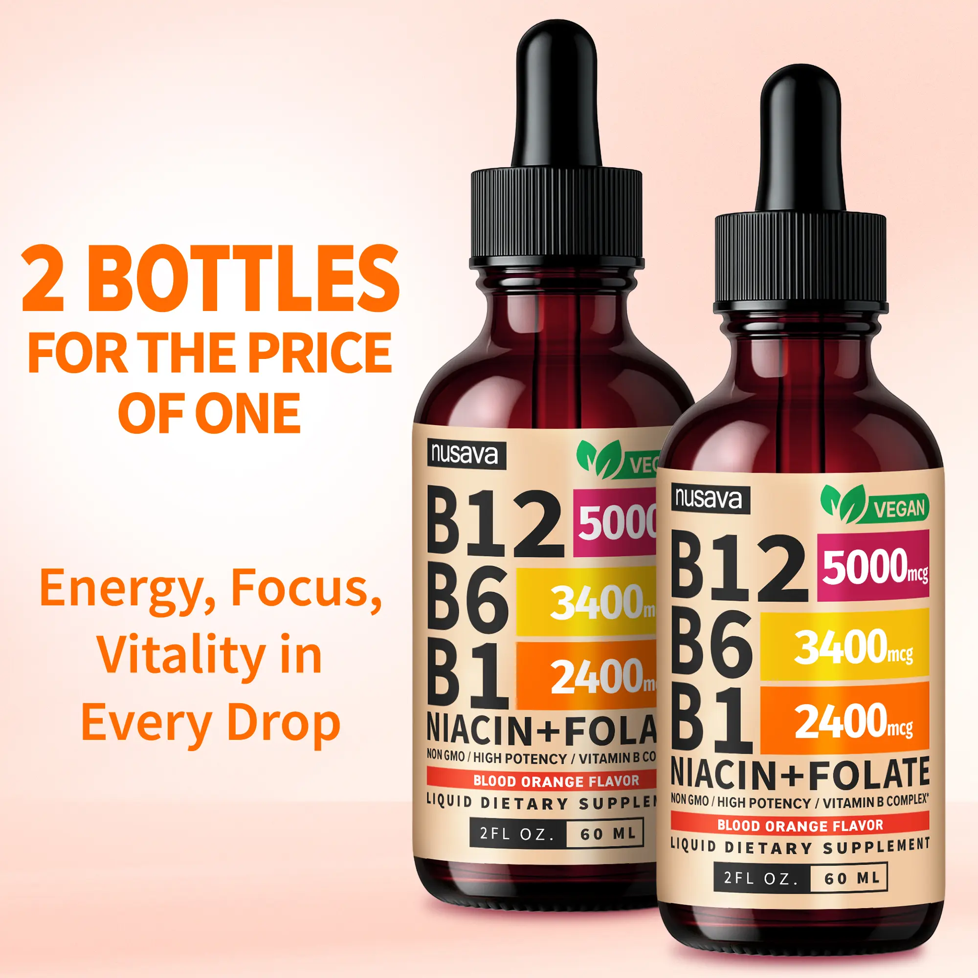 Vitamin B12 Liquid Supplement Drops