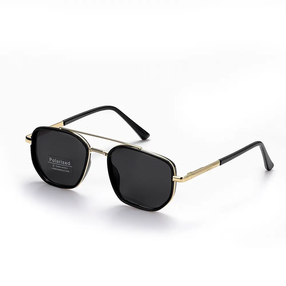 Fashion Geometric Double-Beam Sunglasses