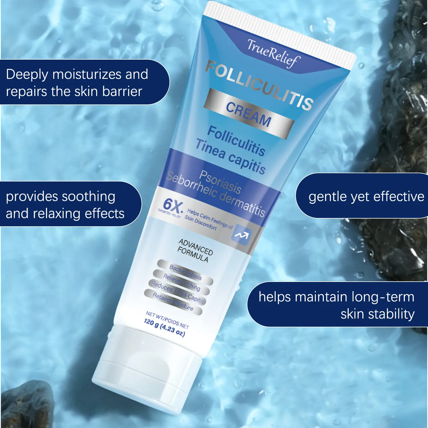 Folliculitis Care Cream – Botanical Soothing Formula