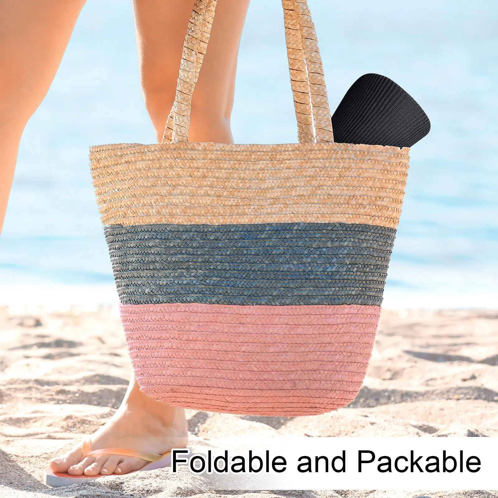 Women's High-Ponytail Sun Hat – UV Protection, Breathable Open-Top Design | Pack of 2