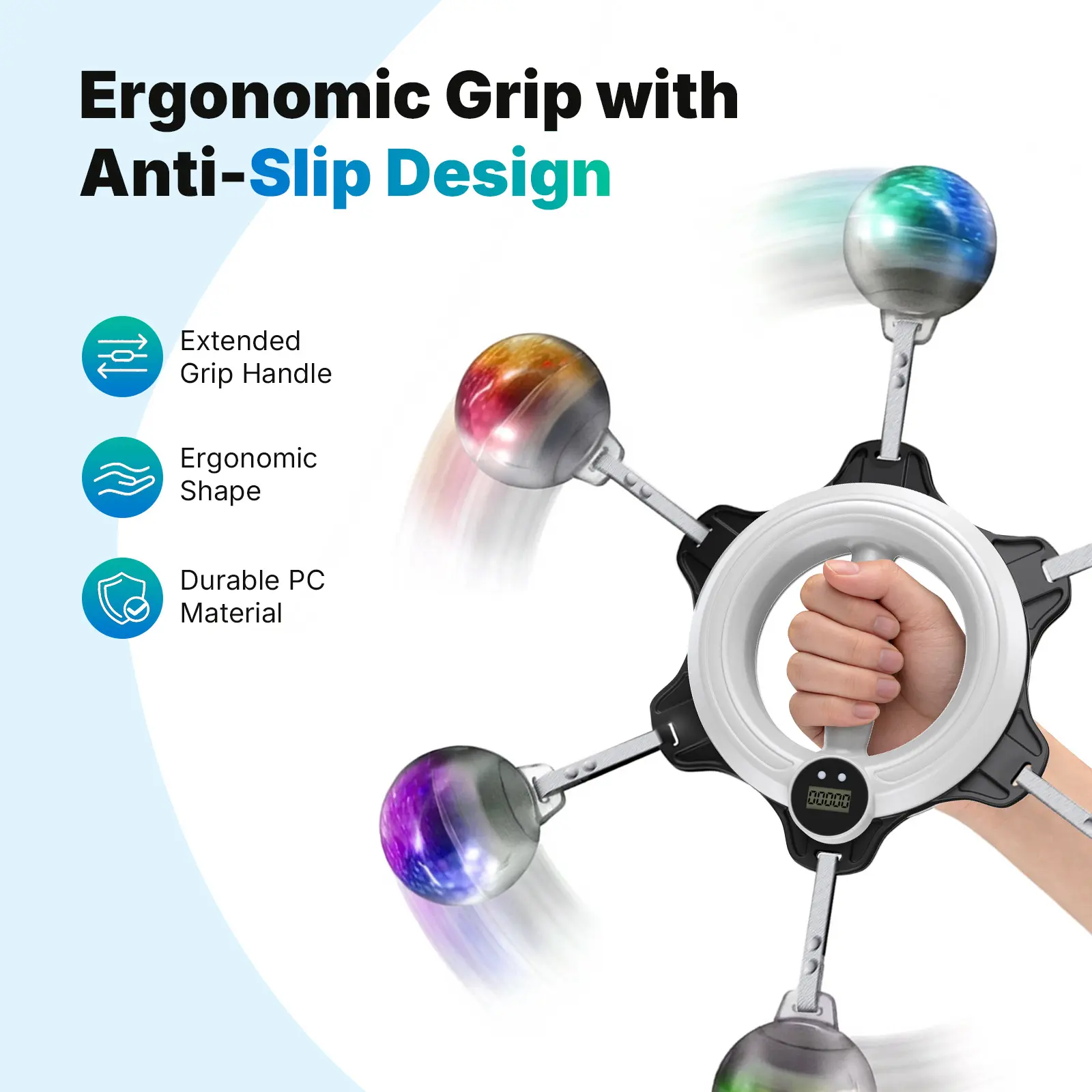 360° Rotating Wrist & Forearm Trainer for Men and Women