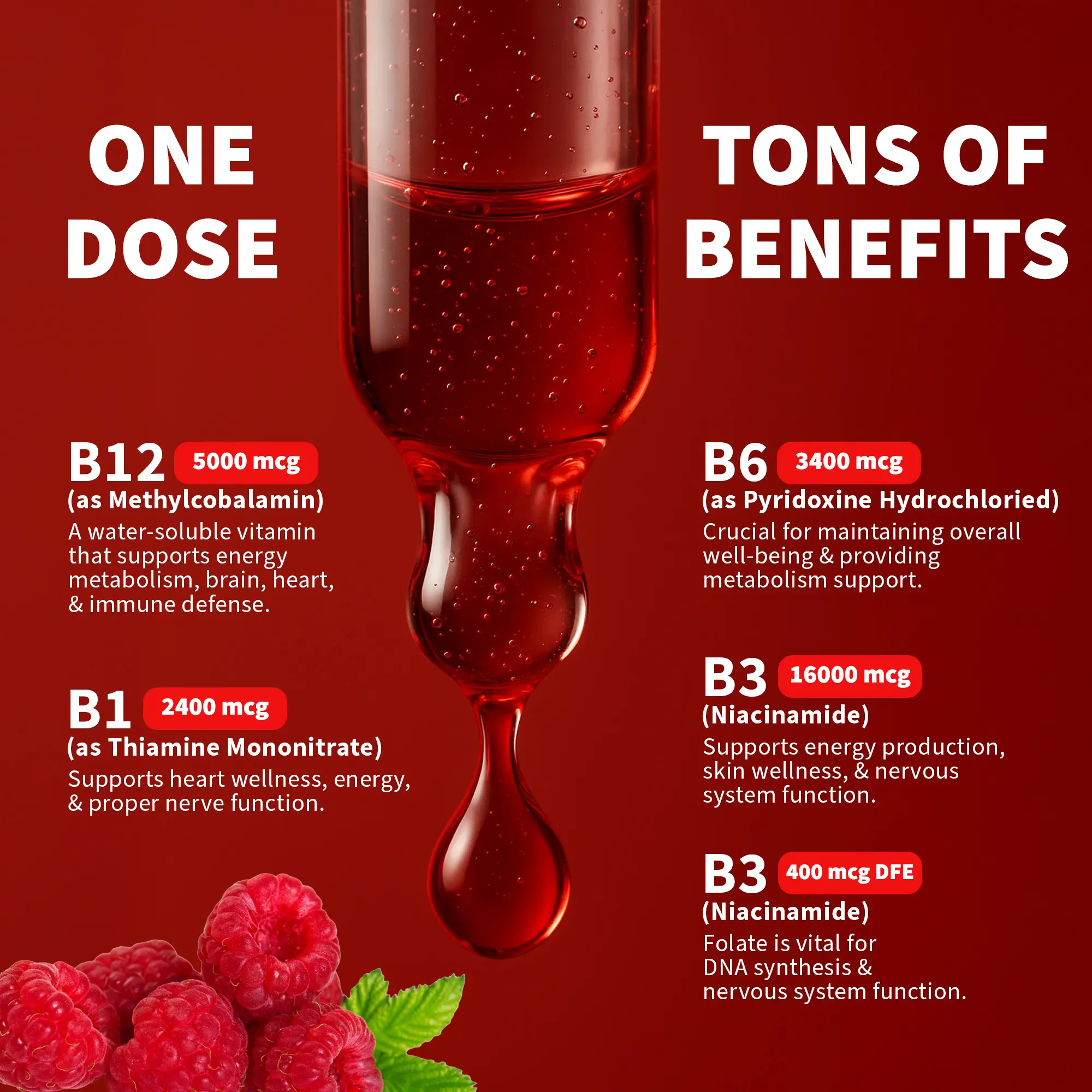 Vitamin B12 Liquid Supplement Drops