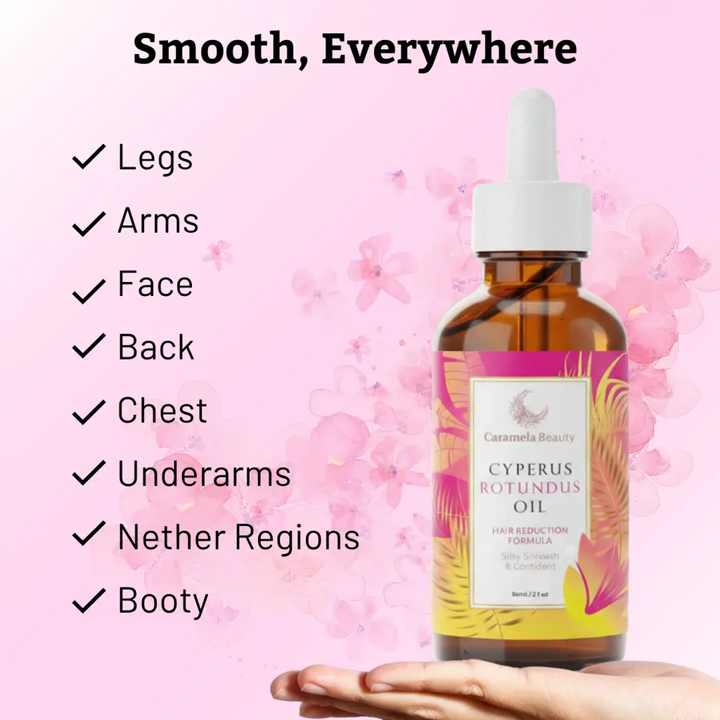 Cyperus Rotundus Oil - Naturally Derived Formula for Silky, Smooth Looking Skin